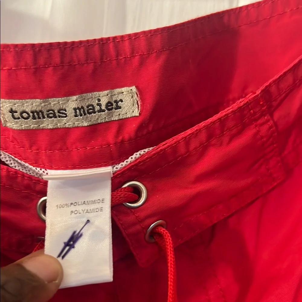 Tomas Maier Red Swim Shorts With Drawstring Men’s X-Large